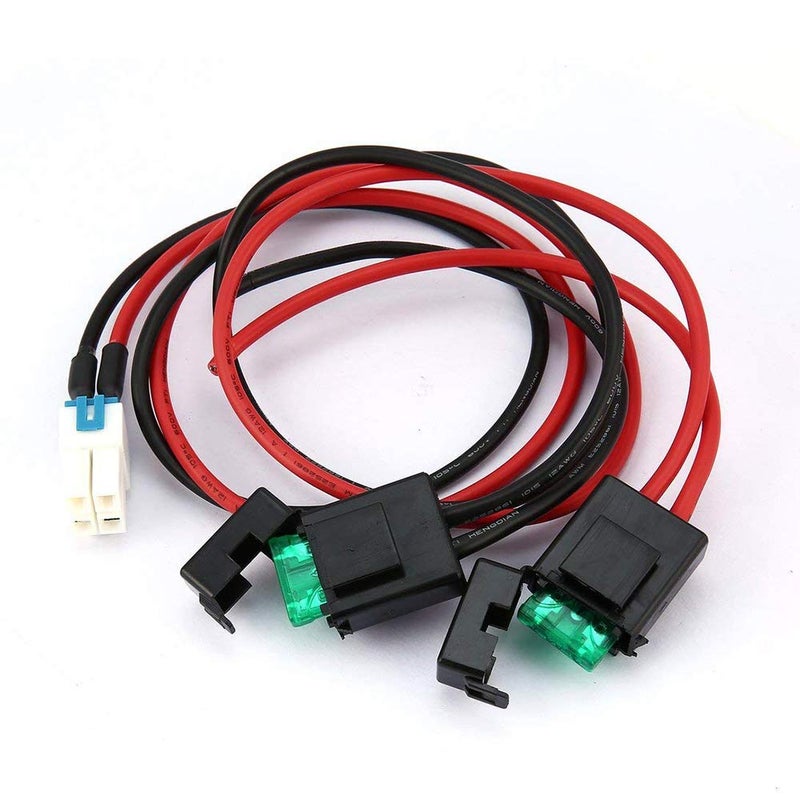 TengKo 1M 4-Pin 12 AWG 12V 3A DC Power Supply Cable Short Wave Power Supply Cord Cable Adapter Fuse wire for Yaesu FT-450D FT-891 FT-991 Kenwood TS-480SAT TS-590SG TS-890s Icom IC-7000 IC-7100 IC-7610 - Image 5